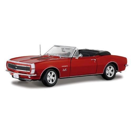 Véhicules Miniatures Die Cast 1/18 Chevrolet Camaro Ss 396 Convertible 1967 - Rouge