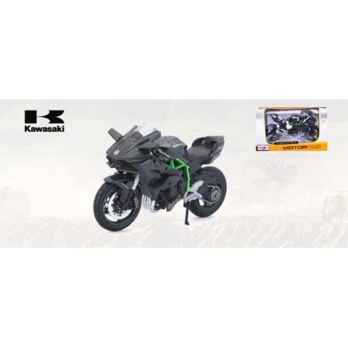 Véhicules Miniatures Die Cast 1/12 Moto Special Edition - Kawasaki Ninja H2 R - Grise