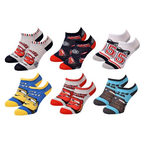 Chaussettes Pack Garçon Cars Pack De 6 Paires Sneaker 1487