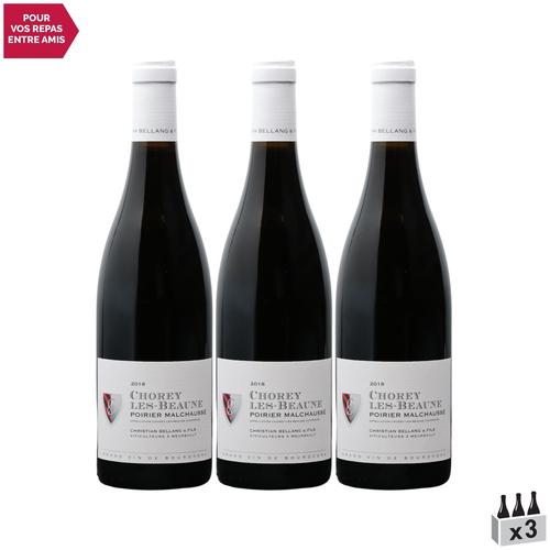 Domaine Christian Bellang Et Fils Chorey-Les-Beaune Poirier Malchaussé Rouge 2018 X3