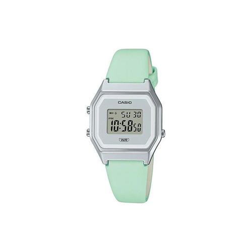 Casio Montre Femme Résine Cuir Vert La680wel-3ef