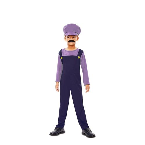 Déguisement Plombier Violet Garçon