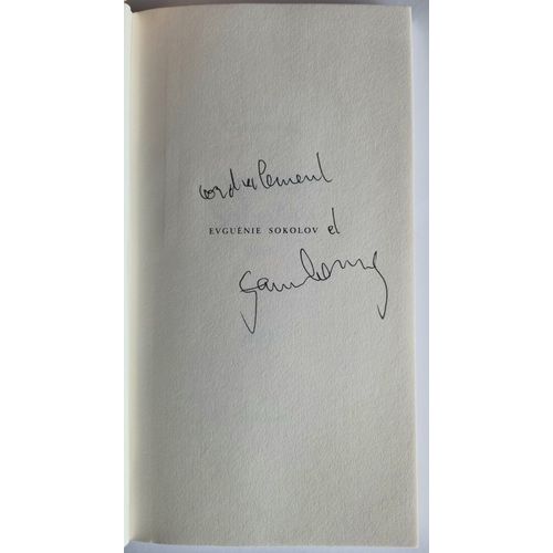Evguénie Sokolov Récit – Serge Gainsbourg Gallimard Nrf (Dédicacé) 1980