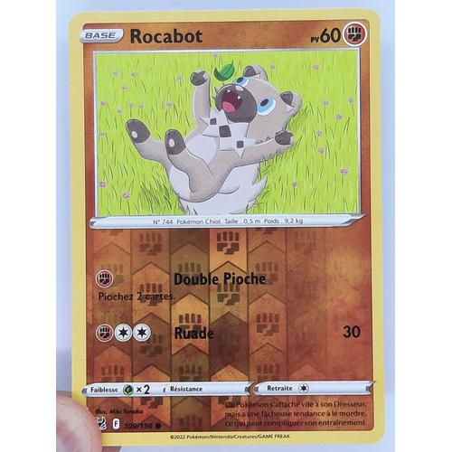 Rocabot Reverse - Pokémon - Set Origine Perdue - 109/196 - Eb11 - Française - Très Bon État