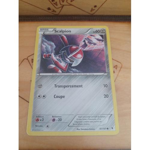 Carte Pokémon Scalpion 81/101