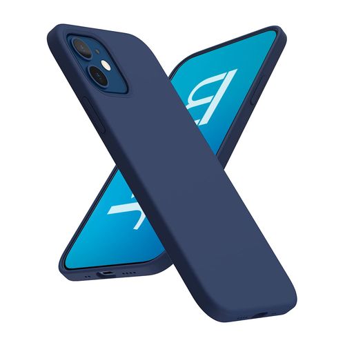 Jaym - Coque Silicone Bleue Comptatible Avec [ Apple Iphone 16 Plus ] - 100% Silicone Et Microfibre - Renforcée Et Ultra Doux