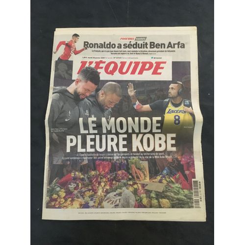 L'équipe 23925 "Le Monde Pleure Kobe" 28/01/2020