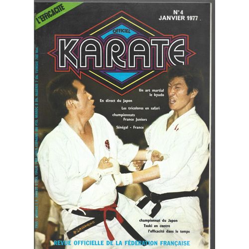 Officiel Karate N° 4 Janvier 1977