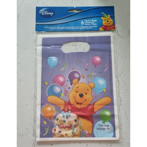 Lot De 6 Sachets Winnie L'ourson