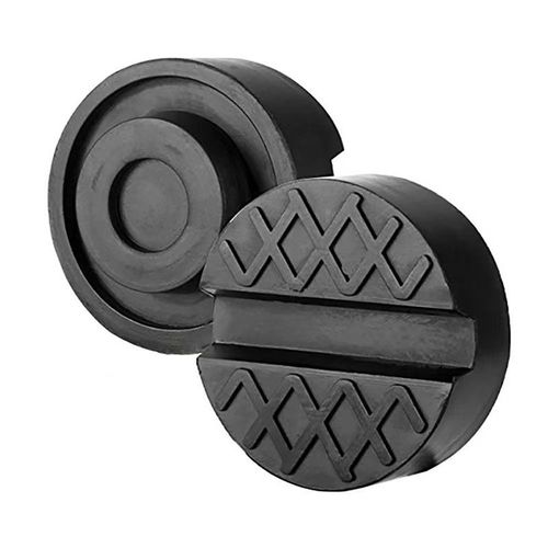 Coussinets En Caoutchouc Car Jack Jack Pour Voitures Tesla, Paquet De 2 Le Noir