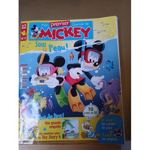 Mon Premier Journal De Mickey N°7 Sous L'eau
