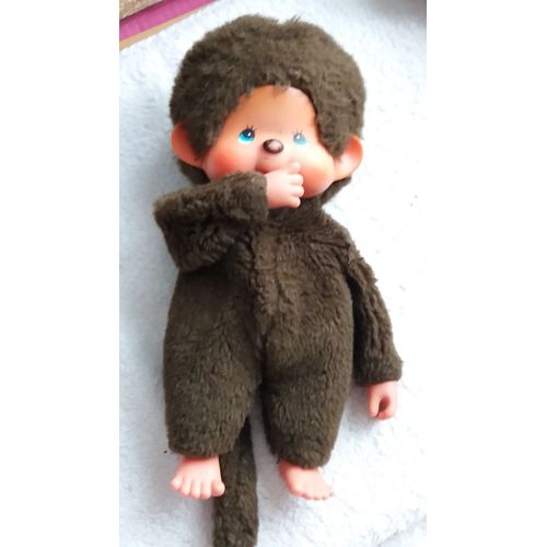 Kiki Marron, Yeux Bleus, 28 Cm.