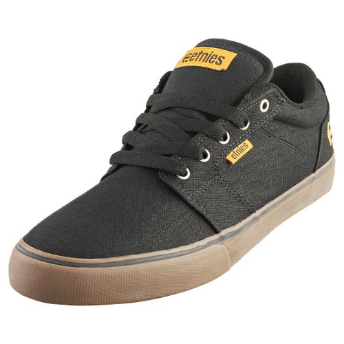 Etnies Barge Ls Baskets Patin Noir Argent