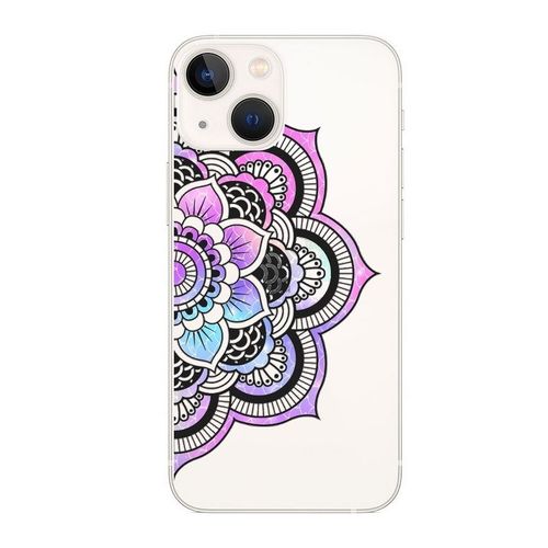 Coque Iphone 14 Plus Mandala 1 Rose Pastel