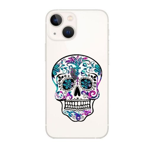 Coque Iphone 14 Plus Mort Mexicaine Rose Calavera
