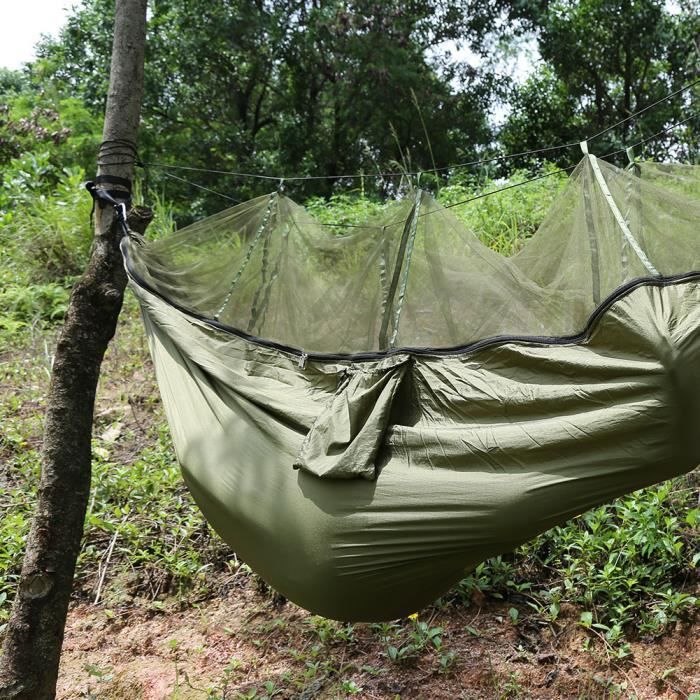 HAMAC MILITAIRE AVEC MOUSTIQUAIRE VERT