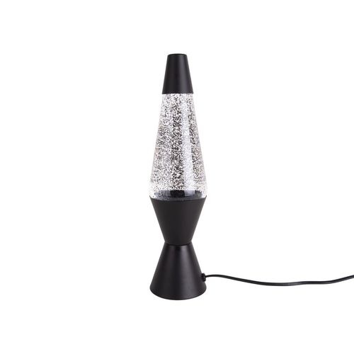 Lampe À Poser Pailletées Glitter - H. 37 Cm - Noir