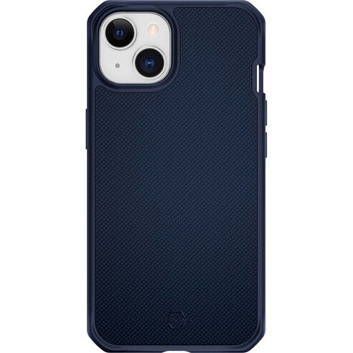 Coque Renforcée Iphone 14 Plus Ballistic Nylon R 100% Plastique Recyclé Bleue Itskins