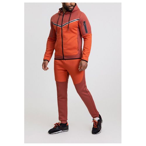 Ensemble Jogging Orange Homme