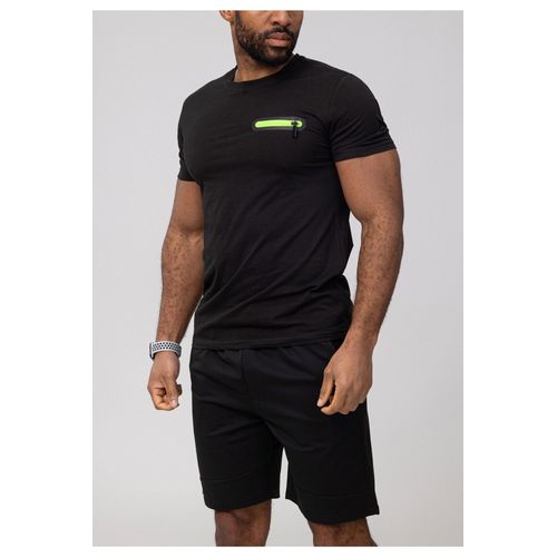 Ensemble Short,T-Shirt Noir Homme