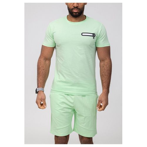 Ensemble Short,T-Shirt Vert Homme