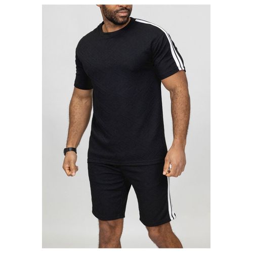 Ensemble Short,T-Shirt Noir Homme