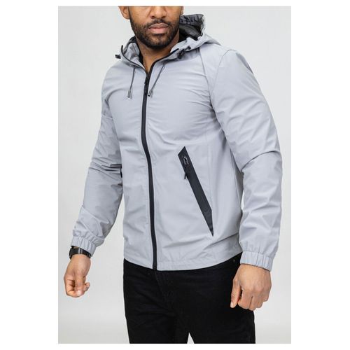 Blouson Parka Gris Homme