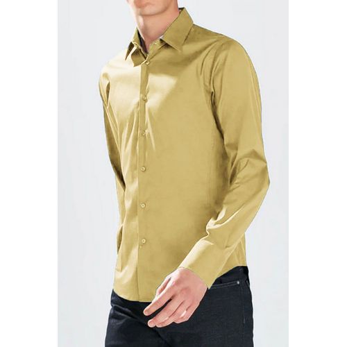 Chemise Classique Jaune Homme