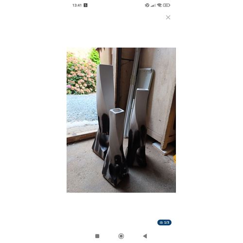 Lot de 3 vases art déco