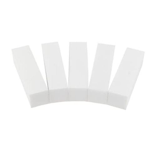 Lot De 5 Blocs Polissoirs Blanc Pour Faux Ongles Multicolore
