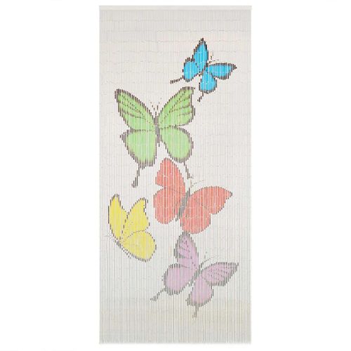 Rideau De Porte Contre Insectes Bambou 90 X 200 Cm