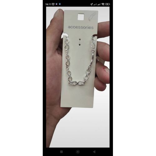Bracelet Infini Argenté Pour Femme
