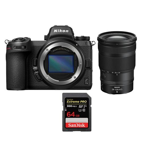 Nikon Z7 II Kit Z 24-120mm + SanDisk 64 Go Extreme Pro SDXC UHS-II 300 Mo/s