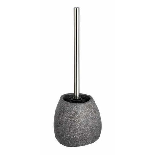 WENKO Porte Savon Céramique, Porte Savon Pion, Céramique, 12,5x2,5x9 cm, gris