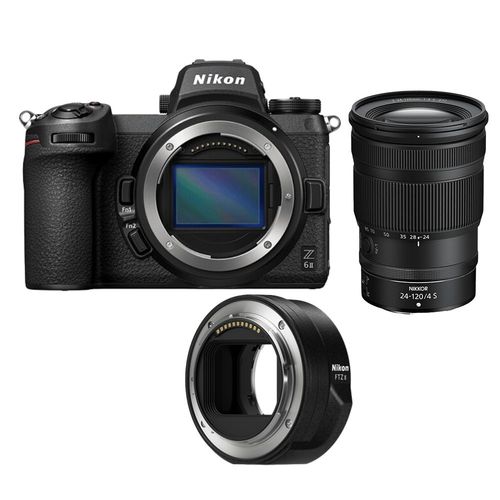 Nikon Z6 II Kit Z 24-120mm f4 S + adaptateur de monture Nikon FTZ II