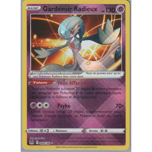 Carte Pokemon - Gardevoir Radieux - 069/196 - Ultra-Rare - Eb11 Origine Radieux -