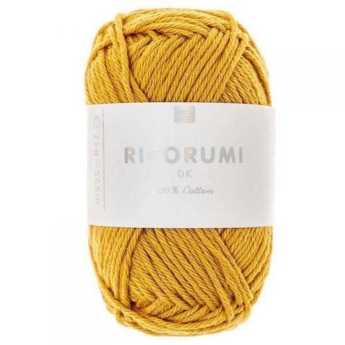 Coton Ricorumi Pour Amigurumi, Mini Pelote 25g 64 Moutarde