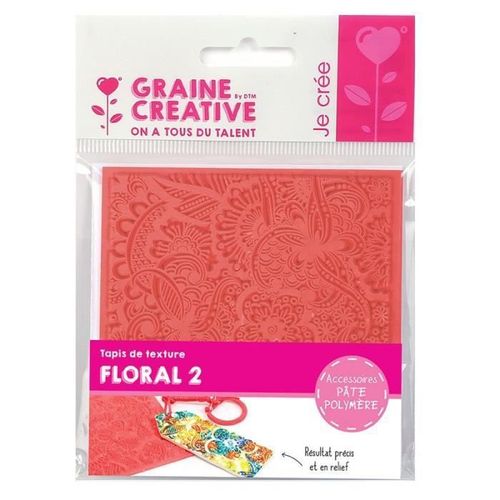 Tapis De Texture Pour Fimo - Floral 2