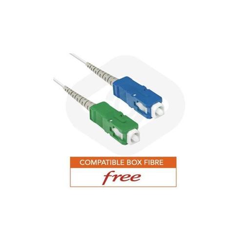 Cable fibre optique Freebox Free 20m