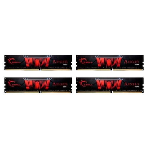 G.SKILL Mémoire PC Gaming Series Aegis - 32 Go - PC4-25600 / DDR4 3200 Mhz F4-3200C16Q-32GIS DDR4