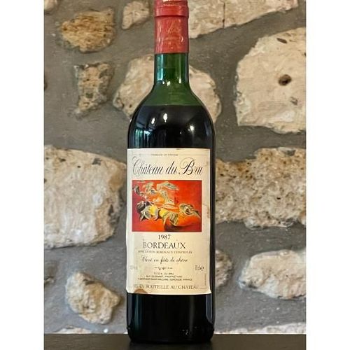 Vin Rouge, Bordeaux Superieur, Château Du Bru 1987