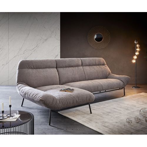 Canapé-D'angle Shape High Gris Pierre 305x160 Canapé D'angle Chaise Longue Gauche De La Marque Es