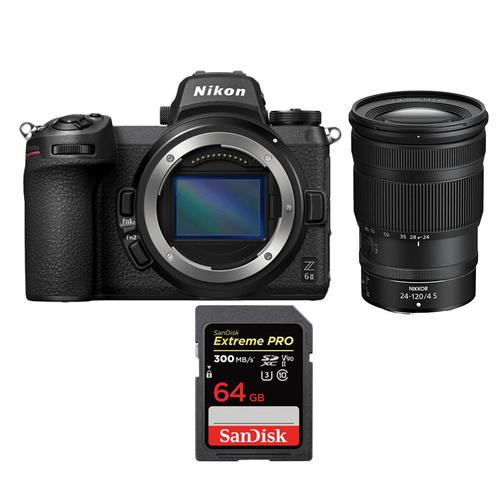 Nikon Z6 II Kit Z 24-120mm f4 S+SanDisk 64 Go Extreme Pro SDXC UHS-II 300 Mo/s