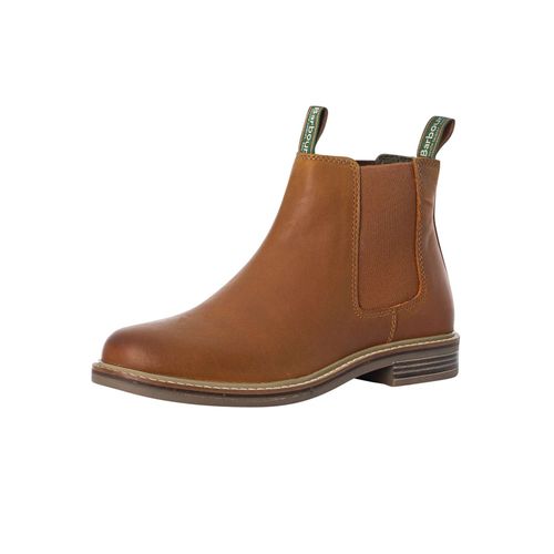 Barbour Bottines Chelsea En Cuir Farsley, Marron - 40 1/2