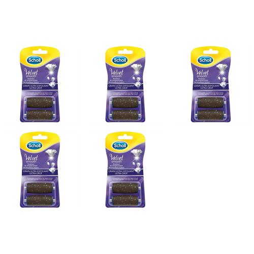 Scholl Lot De 5 Kits De 2 Rouleaux De Remplacement Grain Ultra Exfoliant Velvet Smooth