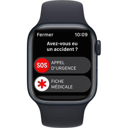 Achat reconditionné Apple Watch Series 8 45 mm Boîtier en acier inoxydable  couleur argent avec bracelet couleur argent en maille milanaise [Wi-Fi +  Cellulaire]