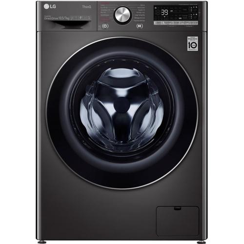 LG F174V72BSTA Machine à laver séchante Noir avec des touches d'argent - Chargement frontal