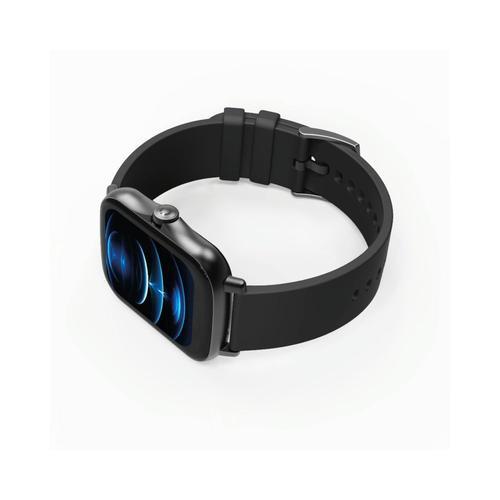 Echo Rainbow - Montre Connectée Avec Bracelet - Silicone - Requin Noir - Affichage 1.69' - Bluetooth