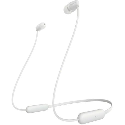 Sony WI-C200 - Écouteurs avec micro - intra-auriculaire - Bluetooth - sans fil - blanc