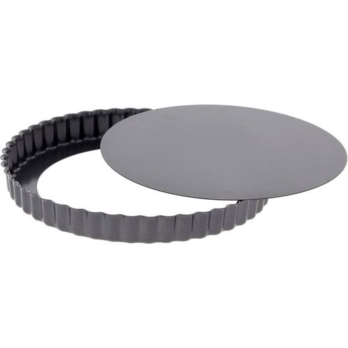Moule À Tarte 32 Cm En Acier Anti Adhèrent Démontable
